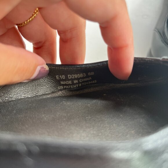 Cole‎ Haan Black Leather Comfort Shoes Slip On Flats Womens Size 6B - Picture 4 of 6